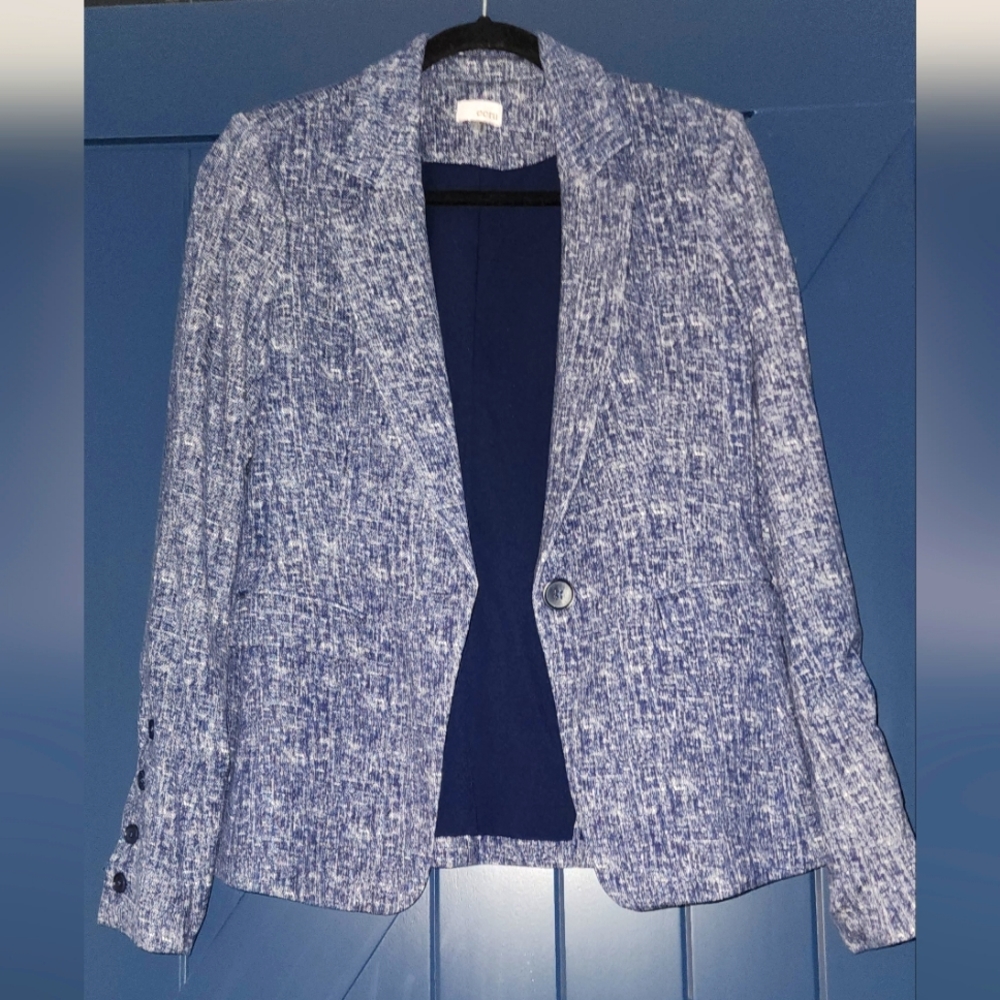 Ecru Women's Blue Blazer Size 4 NWOT